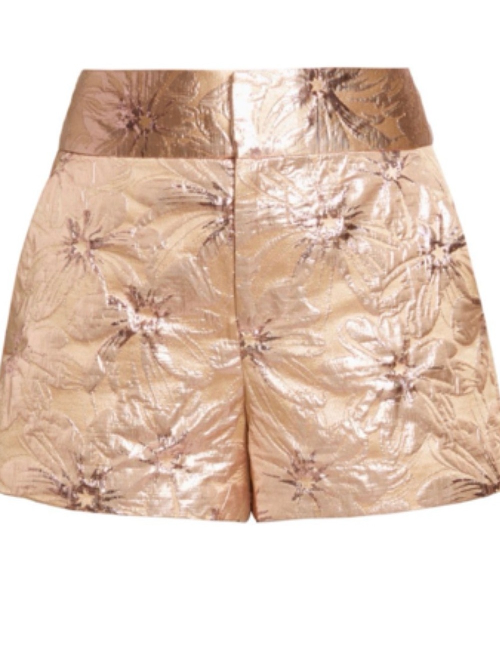 $285 Retail Alice and Olivia Cady Floral Jacquard Shorts
